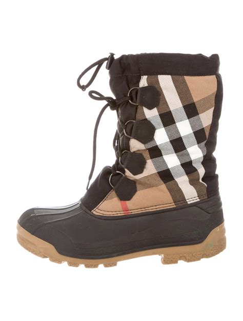 burberry winter short boots|burberry waterproof boots.